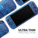 Blue Circuit Board V1 // Premium Vinyl Wrap Skin Kit Compatible with the Nintendo Switch 2