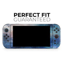 Blue & Gold Glowing Star-Wave // Premium Vinyl Wrap Skin Kit Compatible with the Nintendo Switch 2