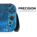 Blue Hue Nebula // Premium Vinyl Wrap Skin Kit Compatible with the Nintendo Switch 2