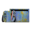 Blue Metal with Gold Rust // Premium Vinyl Wrap Skin Kit Compatible with the Nintendo Switch 2