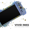 Blue Metal with Gold Rust // Premium Vinyl Wrap Skin Kit Compatible with the Nintendo Switch 2