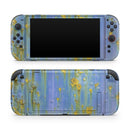 Blue Metal with Gold Rust // Premium Vinyl Wrap Skin Kit Compatible with the Nintendo Switch 2