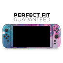 Blue & Pink Acrylic Abstract Paint // Premium Vinyl Wrap Skin Kit Compatible with the Nintendo Switch 2