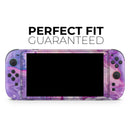 Blue & Pink Acrylic Abstract Paint V2 // Premium Vinyl Wrap Skin Kit Compatible with the Nintendo Switch 2