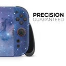 Blue & Purple Mixed Universe // Premium Vinyl Wrap Skin Kit Compatible with the Nintendo Switch 2