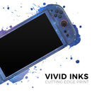 Blue & Purple Mixed Universe // Premium Vinyl Wrap Skin Kit Compatible with the Nintendo Switch 2