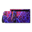 Blue Red Dragon Vein Agate // Premium Vinyl Wrap Skin Kit Compatible with the Nintendo Switch 2