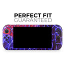 Blue Red Dragon Vein Agate // Premium Vinyl Wrap Skin Kit Compatible with the Nintendo Switch 2