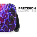 Blue Red Dragon Vein Agate // Premium Vinyl Wrap Skin Kit Compatible with the Nintendo Switch 2