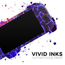 Blue Red Dragon Vein Agate // Premium Vinyl Wrap Skin Kit Compatible with the Nintendo Switch 2