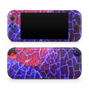 Blue Red Dragon Vein Agate // Premium Vinyl Wrap Skin Kit Compatible with the Nintendo Switch 2