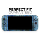 Blue and Green Tye-Dyed Wood // Premium Vinyl Wrap Skin Kit Compatible with the Nintendo Switch 2