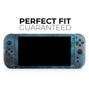Blue and Teal Painted Universe // Premium Vinyl Wrap Skin Kit Compatible with the Nintendo Switch 2