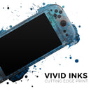 Blue and Teal Painted Universe // Premium Vinyl Wrap Skin Kit Compatible with the Nintendo Switch 2