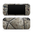 Bolted Steal Plates V2 // Premium Vinyl Wrap Skin Kit Compatible with the Nintendo Switch 2