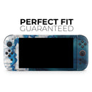 Bright Blue Agate Slice // Premium Vinyl Wrap Skin Kit Compatible with the Nintendo Switch 2