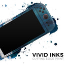 Bright Blue Agate Slice // Premium Vinyl Wrap Skin Kit Compatible with the Nintendo Switch 2