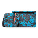 Bright Blue and Gray Digital Camouflage // Premium Vinyl Wrap Skin Kit Compatible with the Nintendo Switch 2