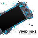 Bright Blue and Gray Digital Camouflage // Premium Vinyl Wrap Skin Kit Compatible with the Nintendo Switch 2