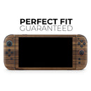 Bright Ebony Woodgrain // Premium Vinyl Wrap Skin Kit Compatible with the Nintendo Switch 2