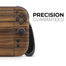 Bright Ebony Woodgrain // Premium Vinyl Wrap Skin Kit Compatible with the Nintendo Switch 2