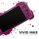 Bright Magenta Aligator Skin // Premium Vinyl Wrap Skin Kit Compatible with the Nintendo Switch 2