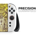 Bright Orange Ethnic Elephant // Premium Vinyl Wrap Skin Kit Compatible with the Nintendo Switch 2