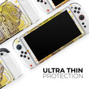 Bright Orange Ethnic Elephant // Premium Vinyl Wrap Skin Kit Compatible with the Nintendo Switch 2
