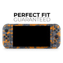Bright Orange and Gray Digital Camouflage // Premium Vinyl Wrap Skin Kit Compatible with the Nintendo Switch 2