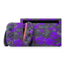 Bright Purple and Gray Digital Camouflage // Premium Vinyl Wrap Skin Kit Compatible with the Nintendo Switch 2
