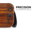 Bright Red Ebony Woodgrain // Premium Vinyl Wrap Skin Kit Compatible with the Nintendo Switch 2