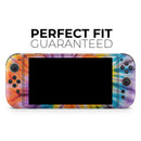 Bright Tie Dyed V1 // Premium Vinyl Wrap Skin Kit Compatible with the Nintendo Switch 2