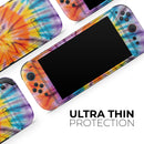 Bright Tie Dyed V1 // Premium Vinyl Wrap Skin Kit Compatible with the Nintendo Switch 2
