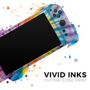 Bright Tie Dyed V1 // Premium Vinyl Wrap Skin Kit Compatible with the Nintendo Switch 2