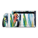Bright Water Color Painted Feather // Premium Vinyl Wrap Skin Kit Compatible with the Nintendo Switch 2