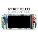 Bright Water Color Painted Feather // Premium Vinyl Wrap Skin Kit Compatible with the Nintendo Switch 2