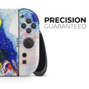 Bright White and Primary Color Paint Explosion // Premium Vinyl Wrap Skin Kit Compatible with the Nintendo Switch 2