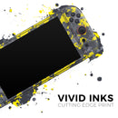 Bright Yellow and Gray Digital Camouflage // Premium Vinyl Wrap Skin Kit Compatible with the Nintendo Switch 2