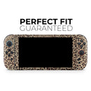 Brown Vector Leopard Print // Premium Vinyl Wrap Skin Kit Compatible with the Nintendo Switch 2