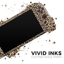 Brown Vector Leopard Print // Premium Vinyl Wrap Skin Kit Compatible with the Nintendo Switch 2