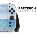 Calm Blue Sky and Sea Shore // Premium Vinyl Wrap Skin Kit Compatible with the Nintendo Switch 2