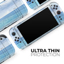 Calm Blue Sky and Sea Shore // Premium Vinyl Wrap Skin Kit Compatible with the Nintendo Switch 2