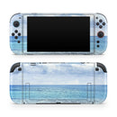 Calm Blue Sky and Sea Shore // Premium Vinyl Wrap Skin Kit Compatible with the Nintendo Switch 2