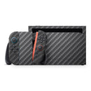 Carbon Fiber Texture // Premium Vinyl Wrap Skin Kit Compatible with the Nintendo Switch 2