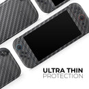 Carbon Fiber Texture // Premium Vinyl Wrap Skin Kit Compatible with the Nintendo Switch 2