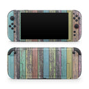Chipped Pastel Paint on Wood // Premium Vinyl Wrap Skin Kit Compatible with the Nintendo Switch 2