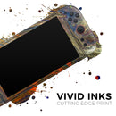 Colorful Gold Mixed Acrylic // Premium Vinyl Wrap Skin Kit Compatible with the Nintendo Switch 2