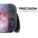 Colorful Neon Space Nebula // Premium Vinyl Wrap Skin Kit Compatible with the Nintendo Switch 2