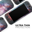 Colorful Neon Space Nebula // Premium Vinyl Wrap Skin Kit Compatible with the Nintendo Switch 2