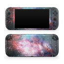 Colorful Neon Space Nebula // Premium Vinyl Wrap Skin Kit Compatible with the Nintendo Switch 2